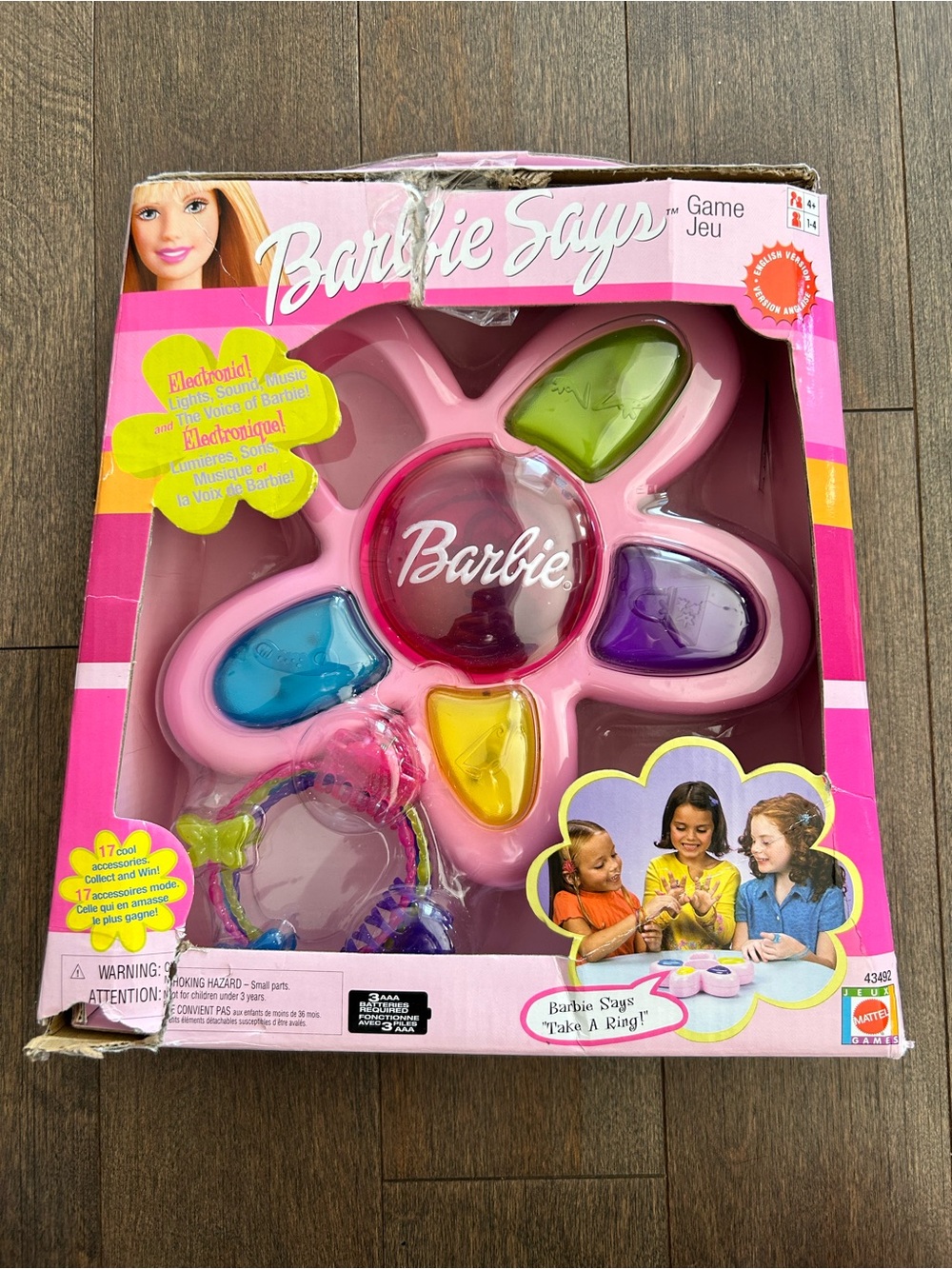 2001 Mattel Barbie Says electronic game NEW